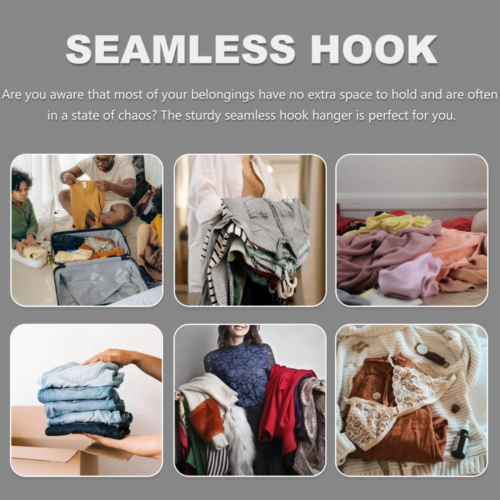 

12pcs Multi-purpose Double Hook Bathroom Kitchen Hook Cupboard Door Hooks