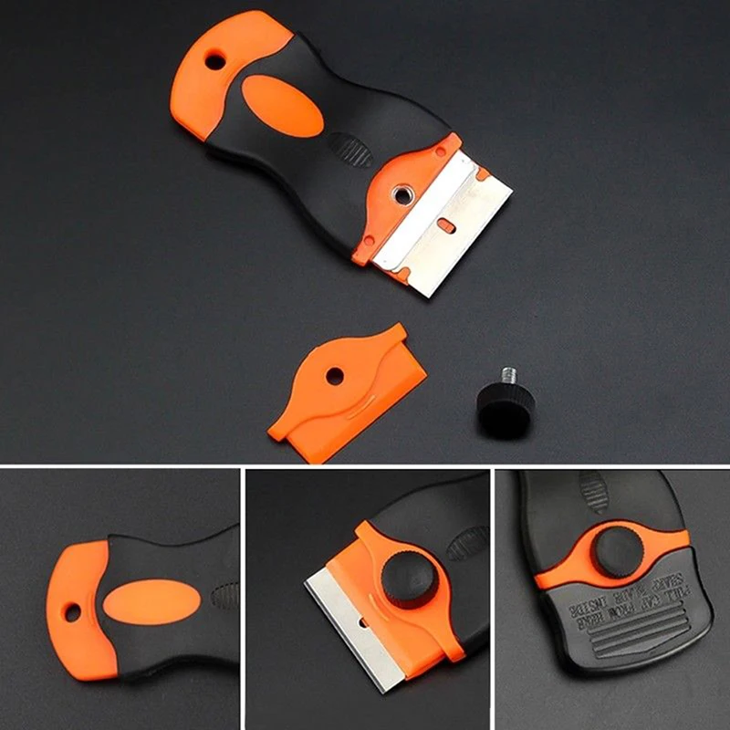 

Plastic Car Sticker Remover Edge Blade Razor Scraper Set Window Spatula Tools