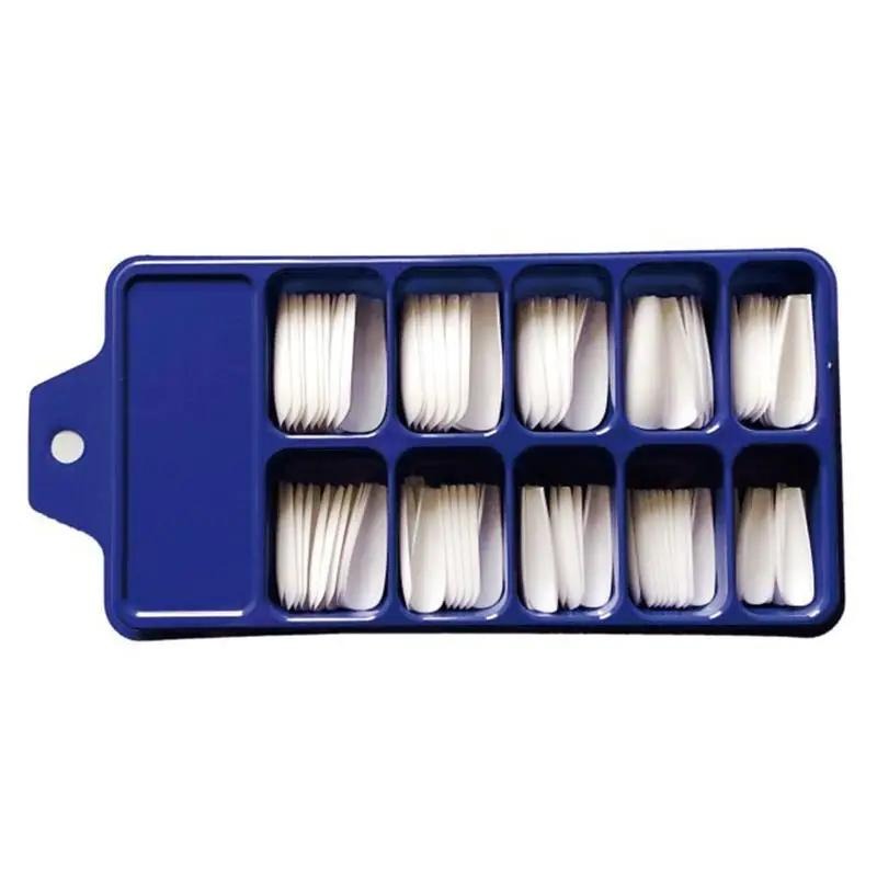 Акриловые накладные ногти овальные Профессиональные Накладные для ногтей чехол