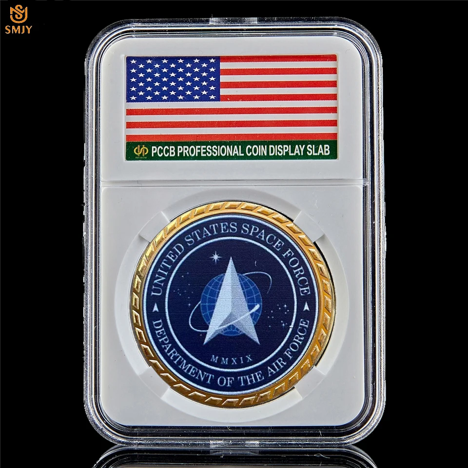 

USA Department of The Air Force Military Challenge Coin US Special Force Medal Gold Commemorative Coin Liberty Eagle Badge