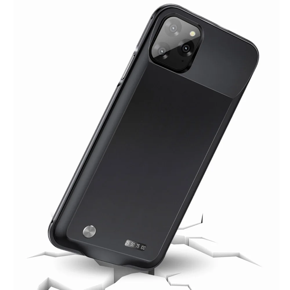 5000 мАч, металлический каркас, аудио выход для iphone 11 11 Pro 11 Pro Max, чехол для зарядного устройства, чехол для смартфона, внешний аккумулятор