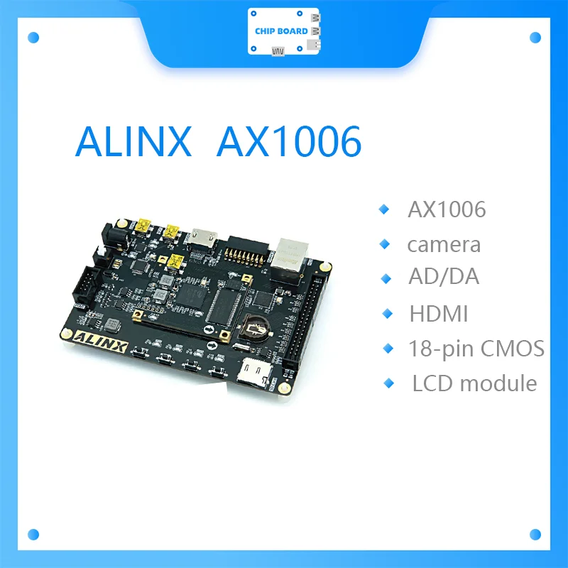 

ALINX AX1006 Brand Intel ALTERA FPGA Development Board Cyclone 10 10CL006 Gigabit Ethernet HDMI CMOS Camera Interface