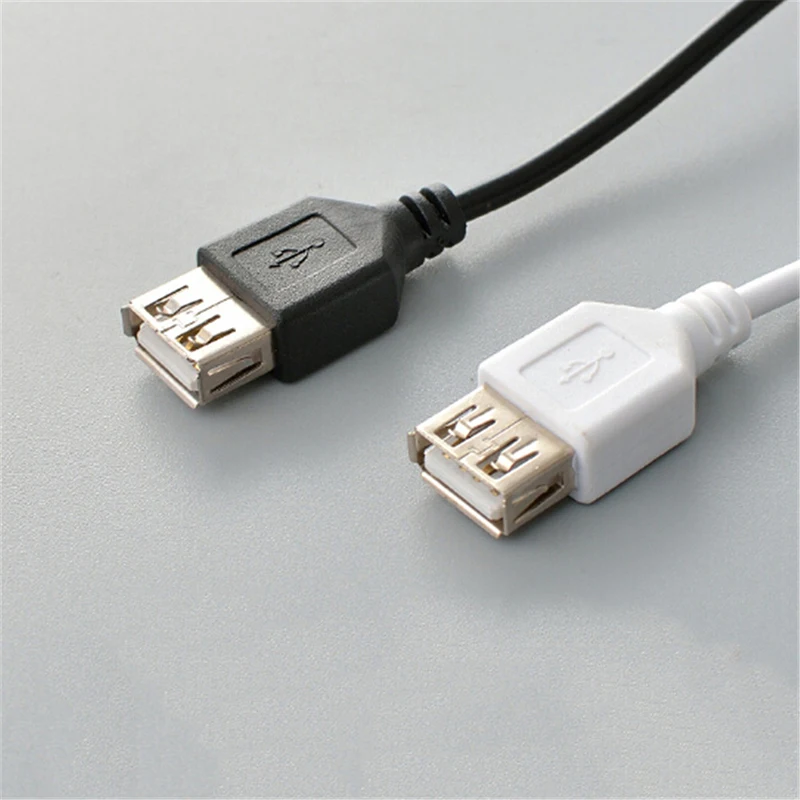 Черный USB 2 0 A-Male Удлинительный кабель высокоскоростной для зарядки и передачи