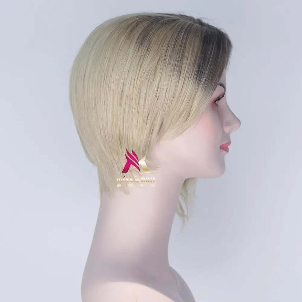 Парики для косплея на Хэллоуин Miss U Hair синтетические короткие кудрявые светлые и