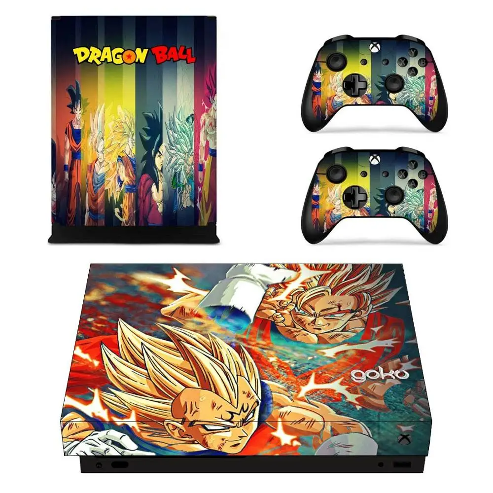 Для Xbox One X наклейка s Dragon Ball виниловое покрытие наклейки Стикеры Adesivo для one