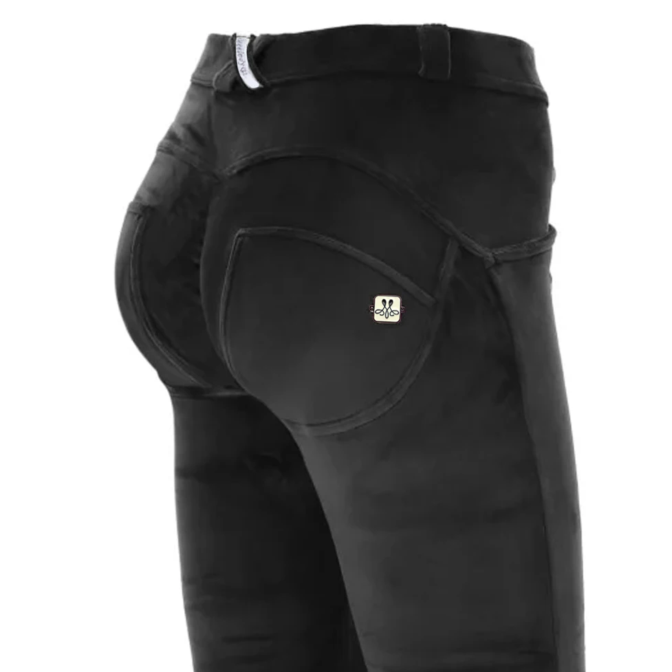 

Melody Wear Flannel Thick Leggings Black Elastic Winter for Women Workout Leggings Butt Lift Tights Chenille Skinny Casual Pants