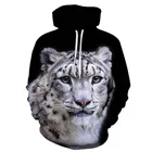 Толстовка с капюшоном и 3D-принтом Тигра для мужчин и женщин, забавная уличная одежда, модная повседневная трендовая Черная куртка, толстовки большого размера