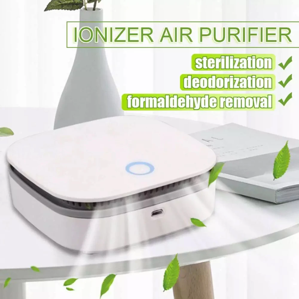 

Portable Air Purifier Ozone Generator O3 Negative Ion Deodorizer Sterilizer Odor Remover Eliminating with Timer Ozone Machine