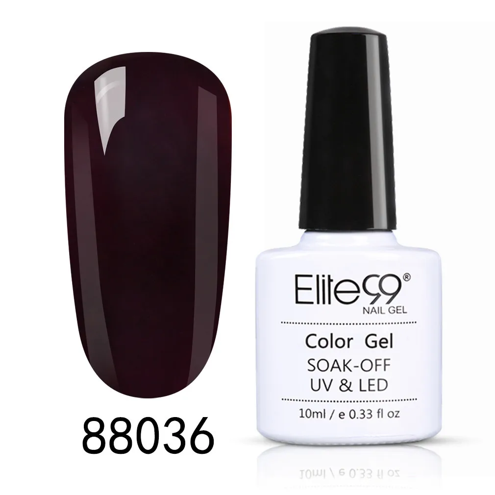 88036 Elite99 10 мл сменный Гель-лак для нейл-арта мрамор Halo эффект гель Перманентный лак для ногтей замачиваемый маникюрный гель для ногтей лак - Цвет: 88036
