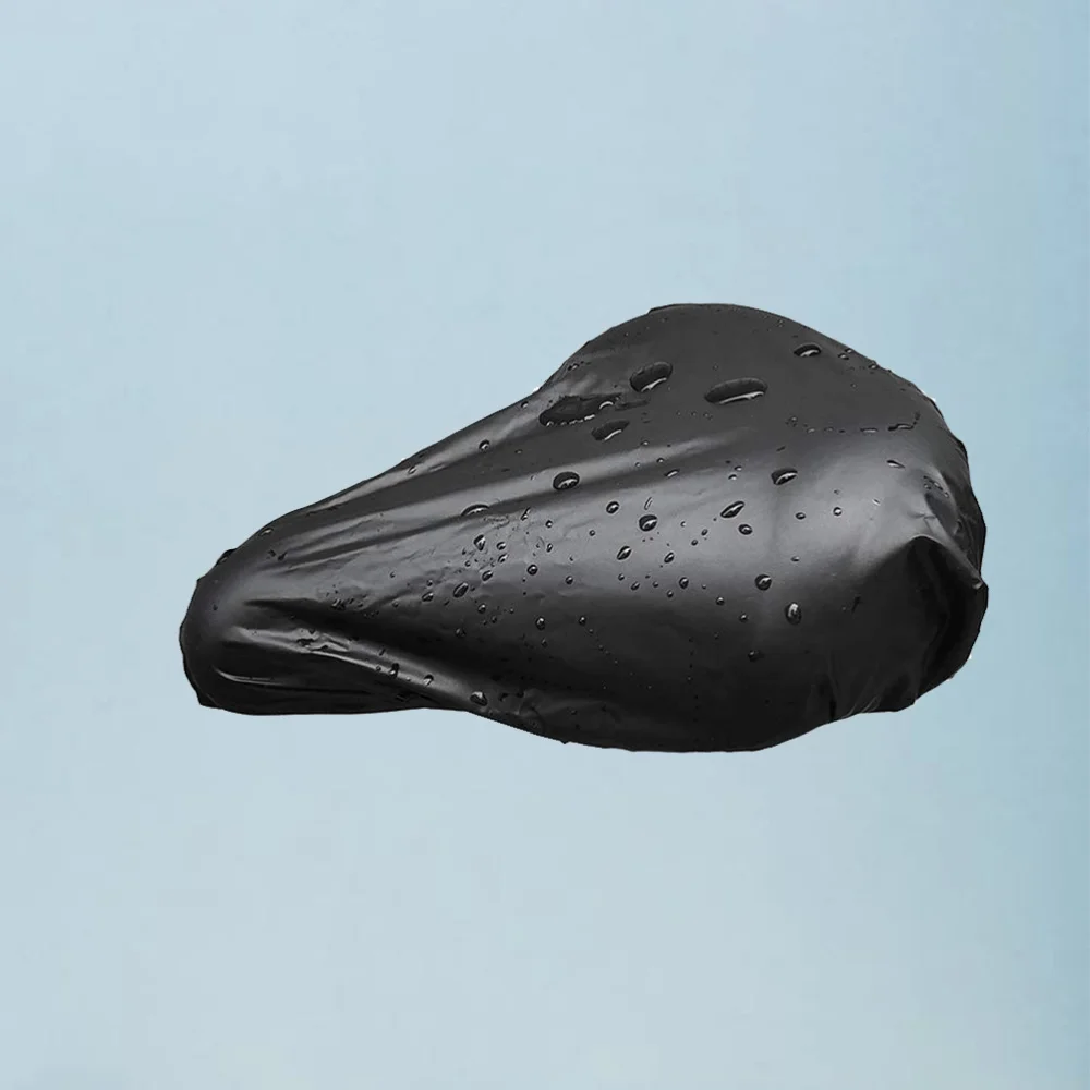 

6PCS Waterproof Bike Saddle Cover Seat Rain Protective Cover Bike Supplies - Size (Black)