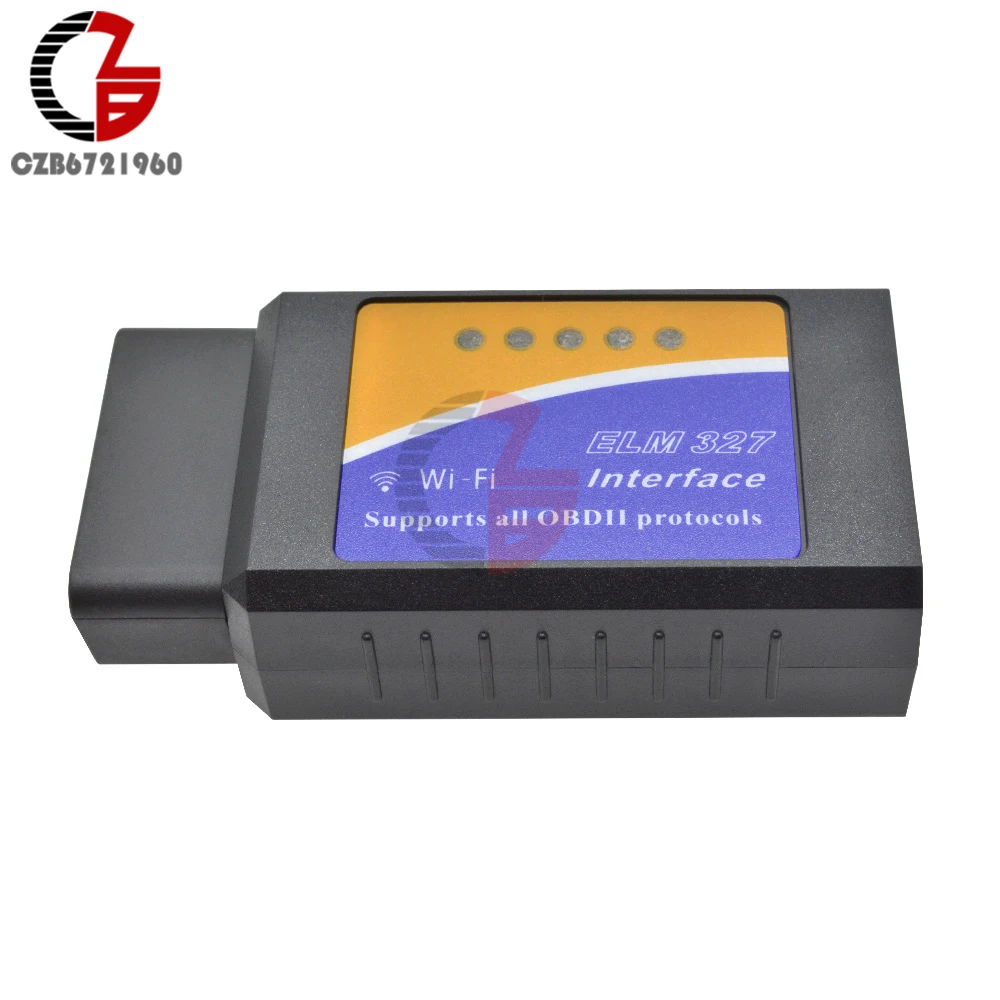 ELM327 V1.5 OBD2 автомобильный wifi Интерфейс инструмент сканер диагностический для ios Android