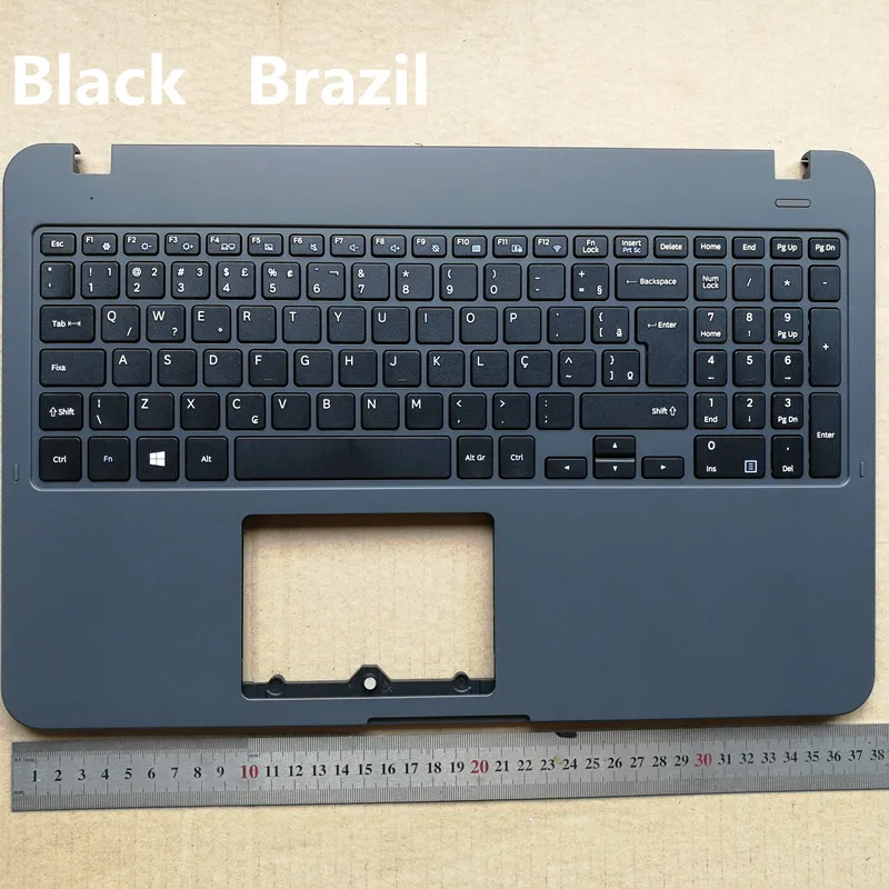 

Brazil/korean layout new laptop keyboard with palmrest for Samsung 35X0AA-X07 X06 X03 X04 X05 X06 350XAA BA98-01470A
