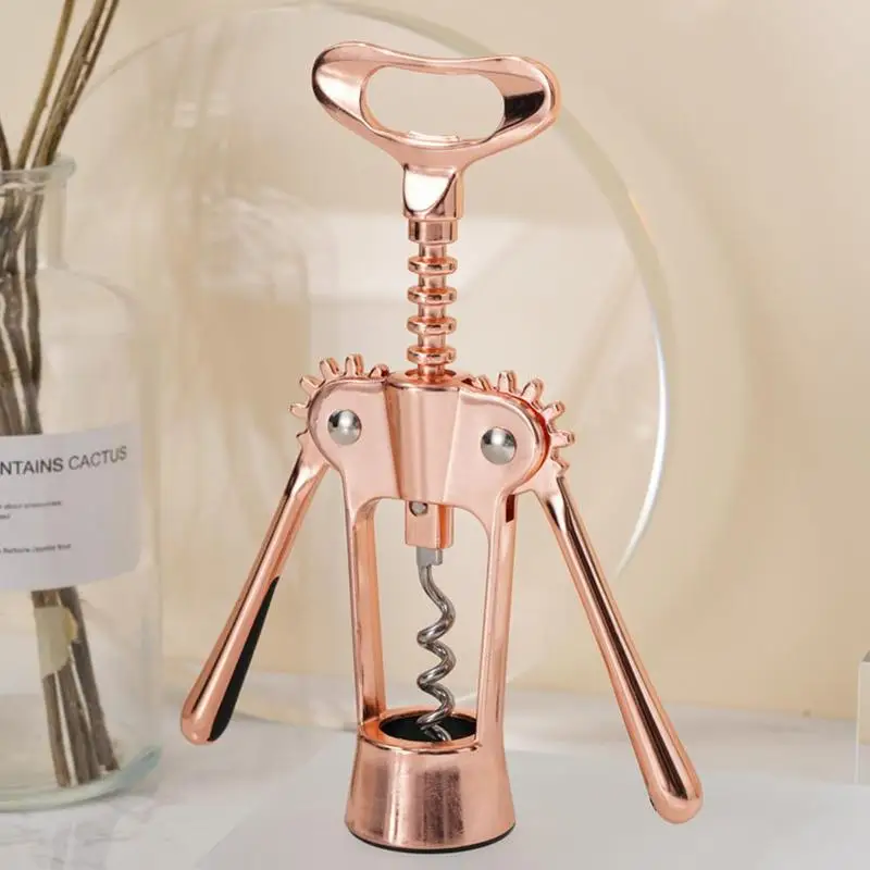 

1PC Steel Bottle Opener Waiter Bottle Pumps Corkscrews Cork Out Tool Metal Red Wine Opener Corkscrew