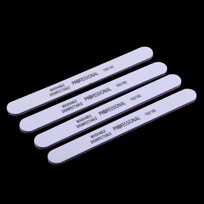 10 шт деревянные пилки для ногтей маникюра деревянный буфер 100/180 педикюр УФ гель