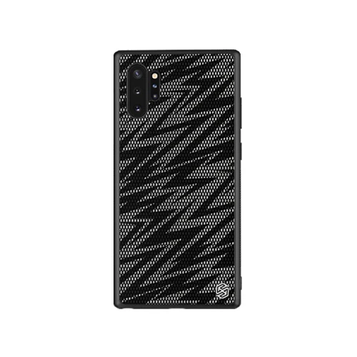 Lightning Black Для samsung Galaxy Note 10+ чехол Note 10 Plus 5G чехол NILLKIN Twinkle PU кожаная рамка гибкий ТПУ и ПК задняя крышка чехол для телефона - Цвет: Lightning Black
