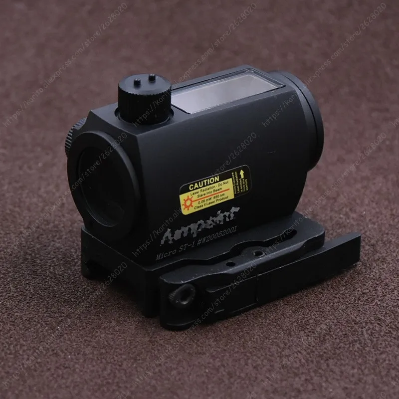 Тактический солнечной энергии 1x Красный точка прицел с QD 20 мм база для AR 15 AK 47