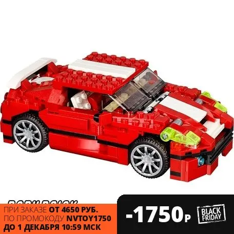 Конструктор Lego Creator 31024 Красный мощный автомобиль 8+ | Игрушки и хобби