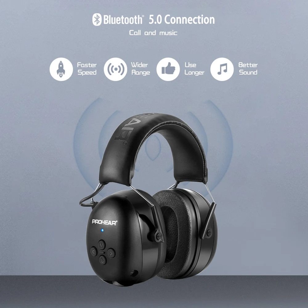 ZOHAN электронная гарнитура 5 0 Bluetooth наушники защита ушей для стрельбы беспроводные