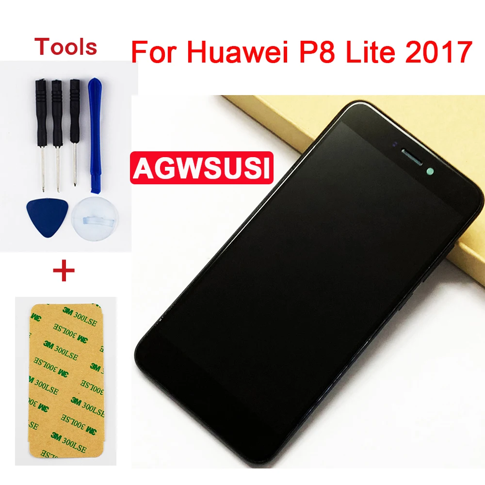 Оригинальный ЖК-экран для Huawei P8 Lite 2017 фотографический ЖК-дисплей дюйма сенсорный