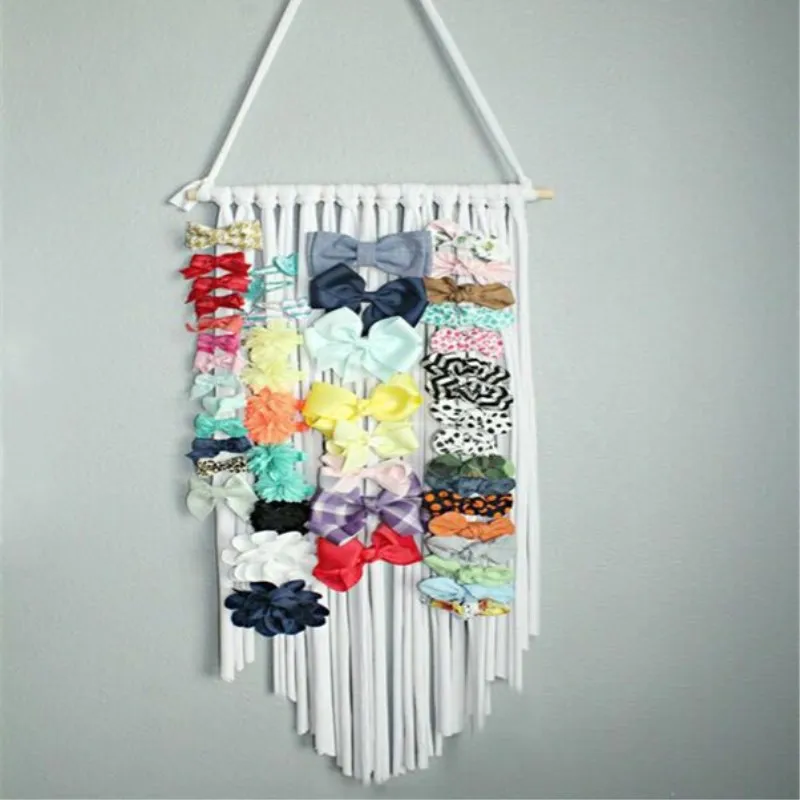 Банты для волос девочек в скандинавском стиле пояс хранения заколки