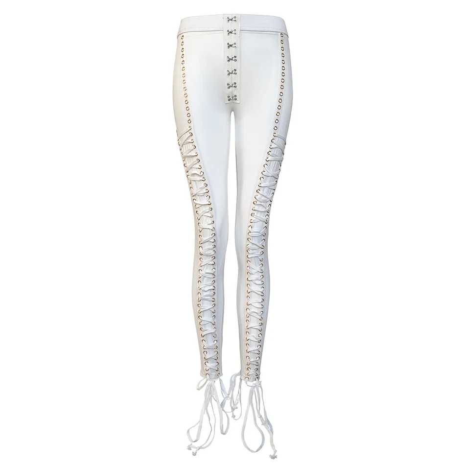 white long pants Cardi B наряд на шнуровке блейзер с открытой спиной 2 шт брюки набор кисточкой ушко Украшенные пряжкой V образным вырезом Верхняя одежда сексуальные сетчатые брюки - Цвет: white long pants