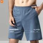 Youpin весна-лето 50 длинные штаны из мерсеризированного хлопка мужские домашние шорты из чистого хлопка штаны со стрелками повседневные свободные шорты