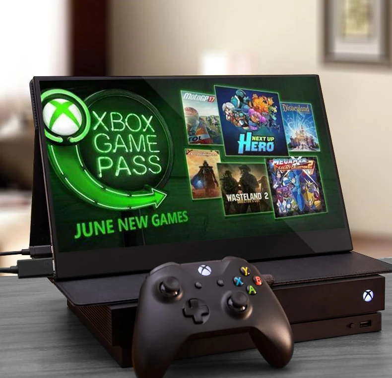 15 6 &quot4 K HDR10 Freesync портативный игровой сенсорный монитор для PS4 Pro переключатель xbox