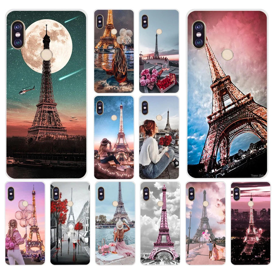 56AS Paris Eiffel Iron Tower Soft Silicone Tpu Cover phone Case for Xiaomi Redmi 5A 5 Plus 7 Note 7A Pro |
