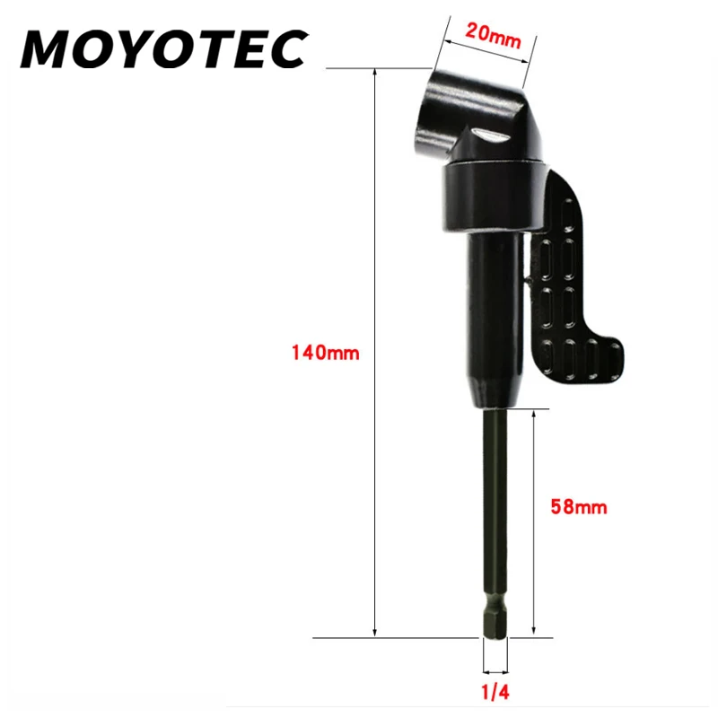 

MOYOTEC 105 Degree Turning Tool For Screwdrivers Corner Tool Turning Device For Changing Direction Of Screw Driver