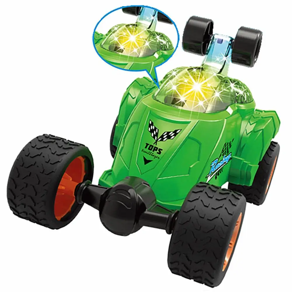 

8pcs Stunt Car with Light Music Effect Electric Mini Dump Car Rolling Rotating Wheel Vehicle Truck Simulate Toys Model Kid Toy