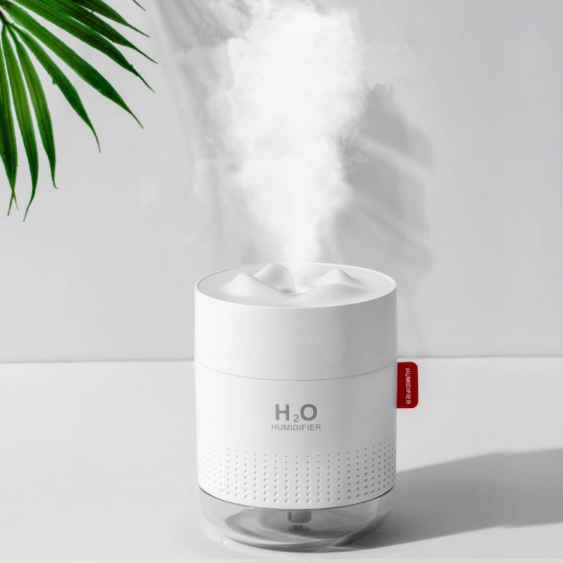 

Ultrasonic Air Humidifier 500ML Snow Mountain USB Aroma Essential Oil Diffuser Heavy Mist Ultra Quite Humidificador Mist Difusor