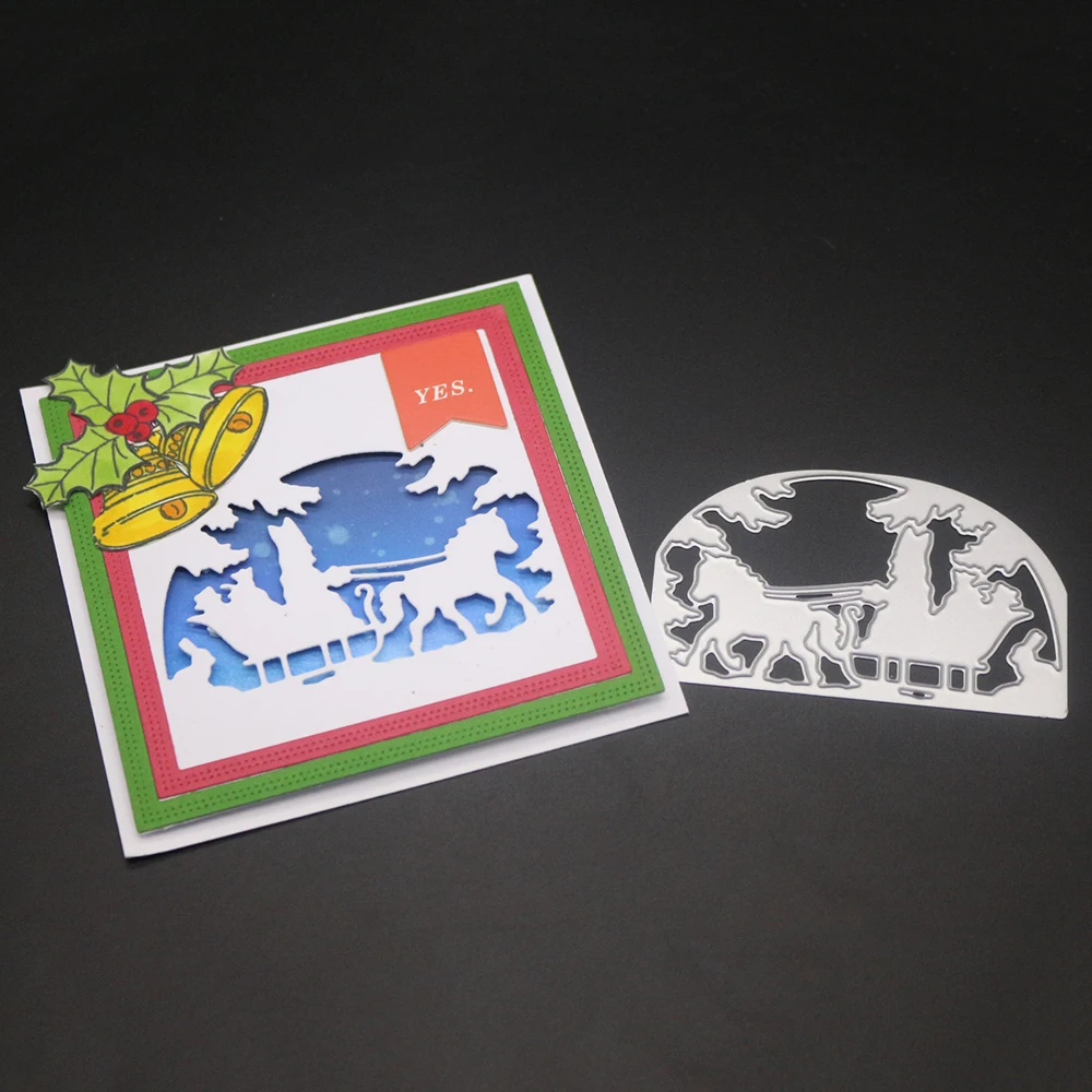 Лошадиные сани фигурные карточки делая металлические режущие штампы