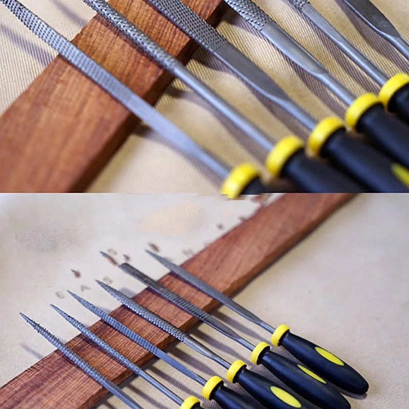 Набор мини-игл набор деревянных напильников с резиновой ручкой напильники для