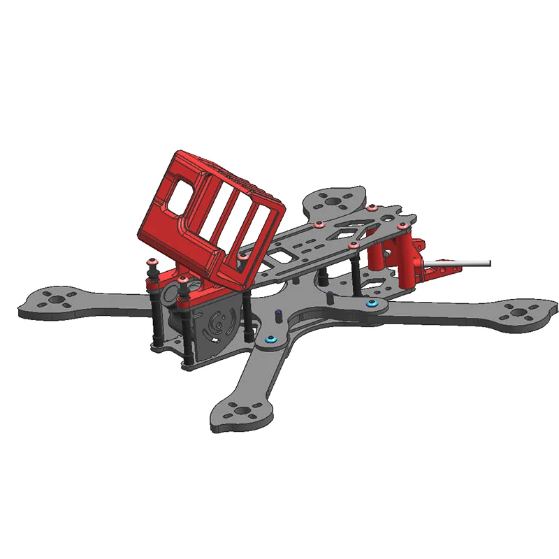 Комплекты рамок HSKRC XL5 XL6 XL7 XL8 XL9 FPV сменный держатель для камеры GOPRO HERO 5 6 7 8 детали