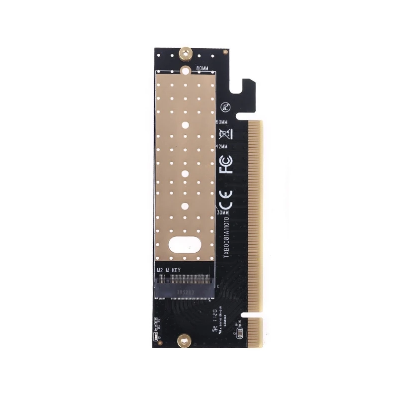 

Add On Card M.2 NVMe SSD NGFF to PCIE X16 Adapter M Key Interface Expansion Card Support 2230 to 2280