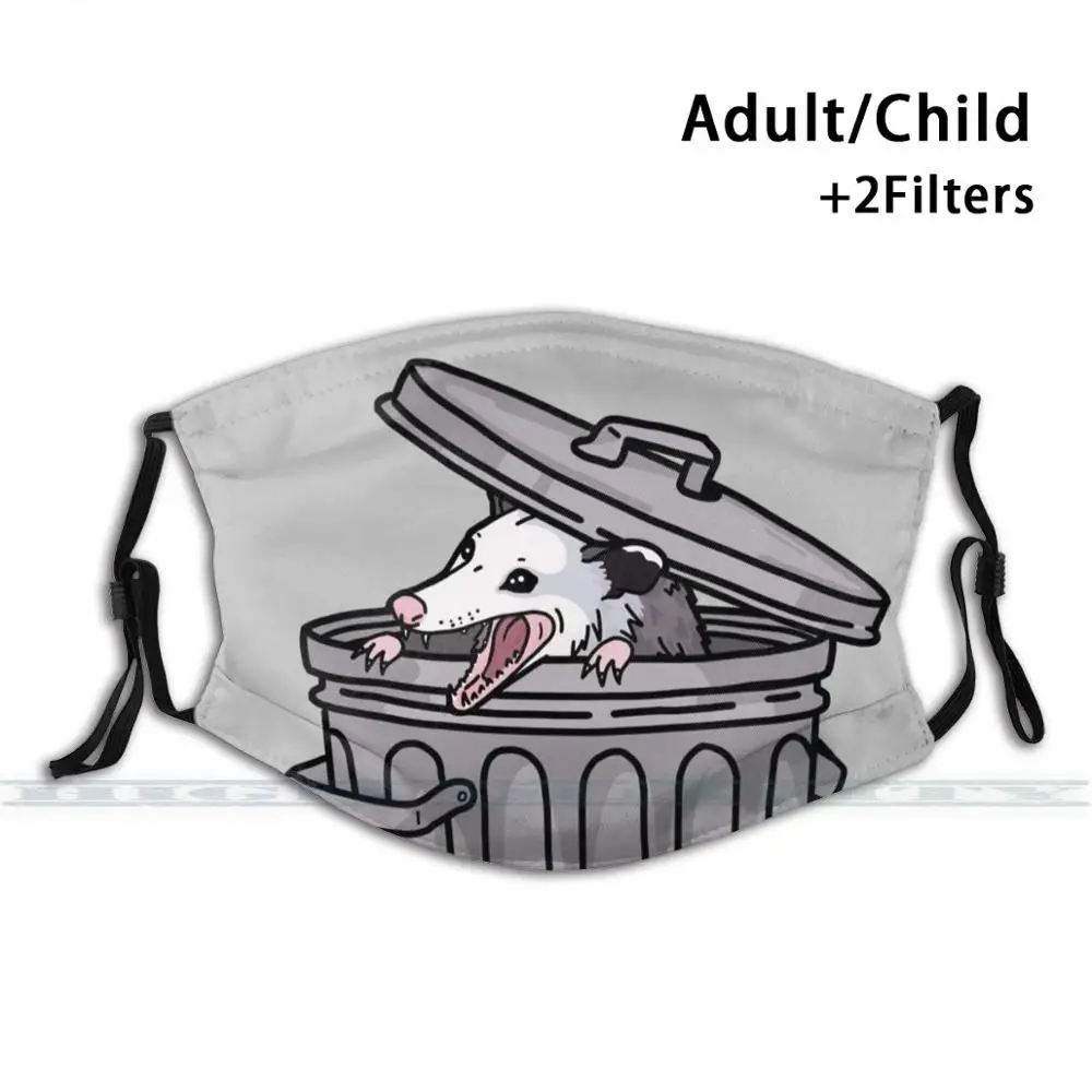 

Opossum мусорный Кот пользовательский дизайн для взрослых детей фильтр от пыли Diy милый рисунок фотография мусор Opossum Possum