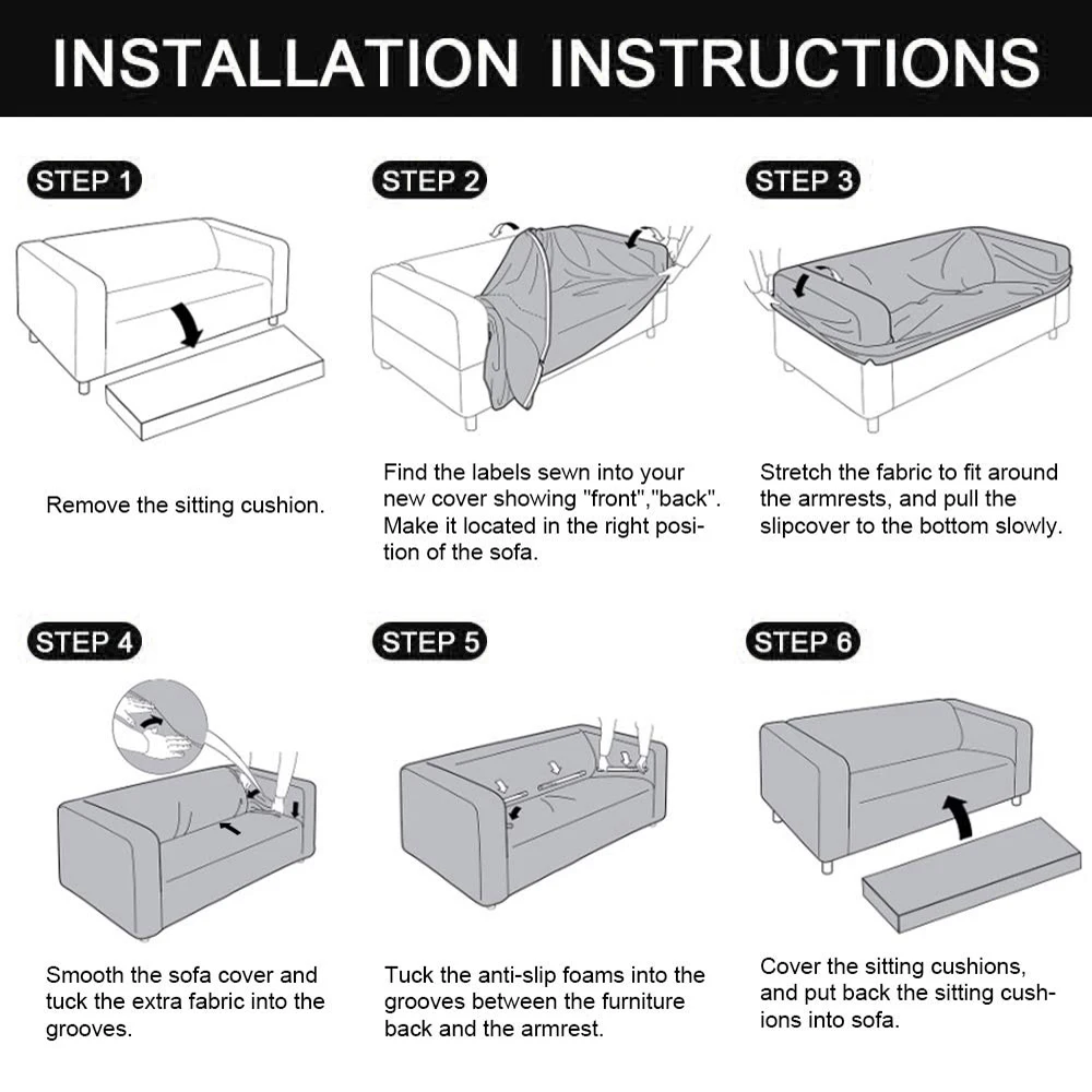 1/2/3 местный растягивающийся чехол для дивана все включено пыленепроницаемый