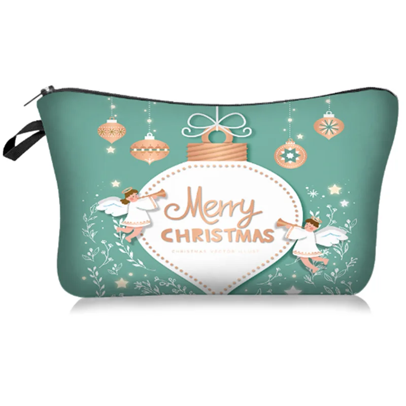 

Natal Noel Merry Christmas Printed Christmas Portable Cosmetic Bag Storage Bag Navidad 2022 Christmas Decoration Xmas New Year