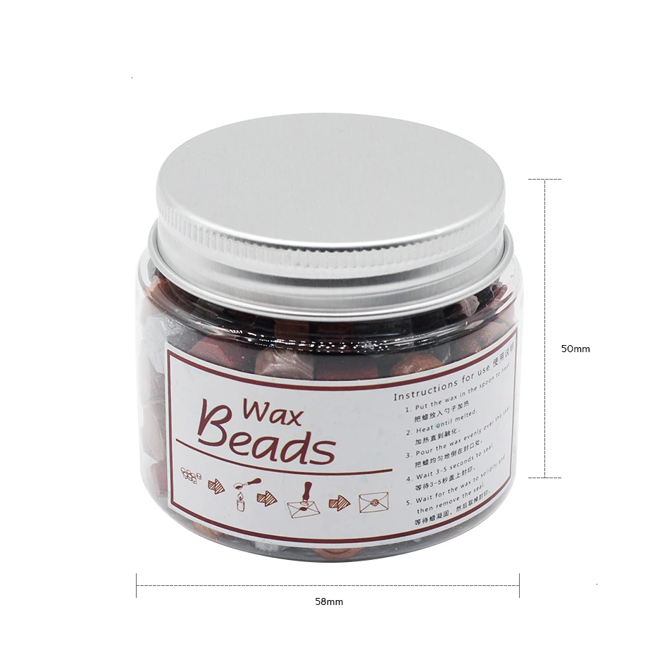 170 шт Смешанные печатные восковые штамповочные уплотнительные бусины уплотнения