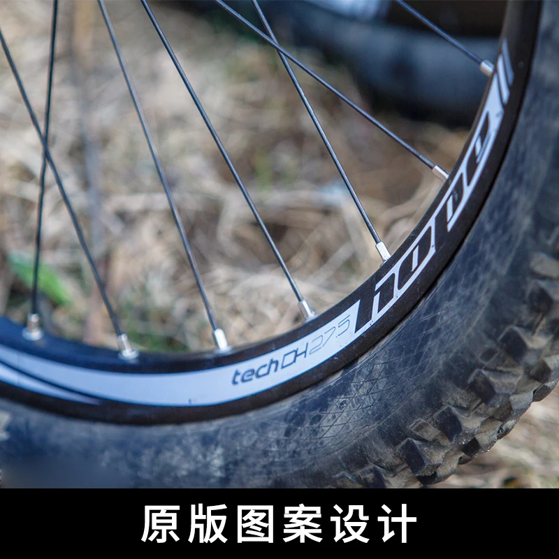 27 5 er 29er MTB обод наклейка Углеродные колеса наклейки вниз холм велосипед с