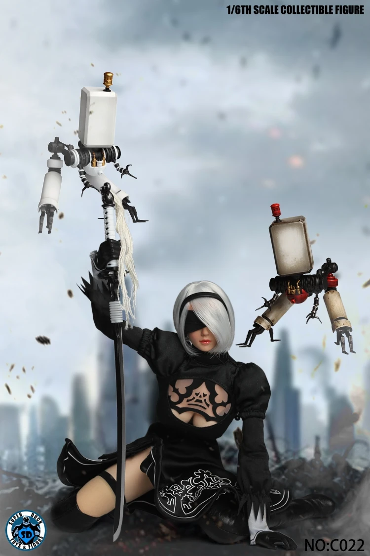 PS4 игра косплей 1/6 Nil механический йорха номер 2B вспомогательный робот для 12 дюймов 2B девушка фигурка аксессуары