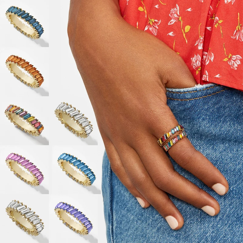 Инкрустированные цветные стразы вечерние подарки очаровательная пара ювелирных