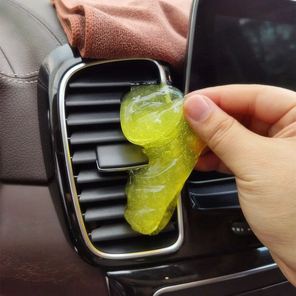 1pc Car Cleaner Glue Panel Multifunction Laptop Air Outlet Remover Tool Dashboard Dust Gel Magic Mud Cleaning | Автомобили и