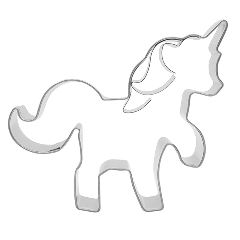 Печенье в форме лошади Единорога резак торт Шоколадный Fondant (сахарная) мыло хлеб