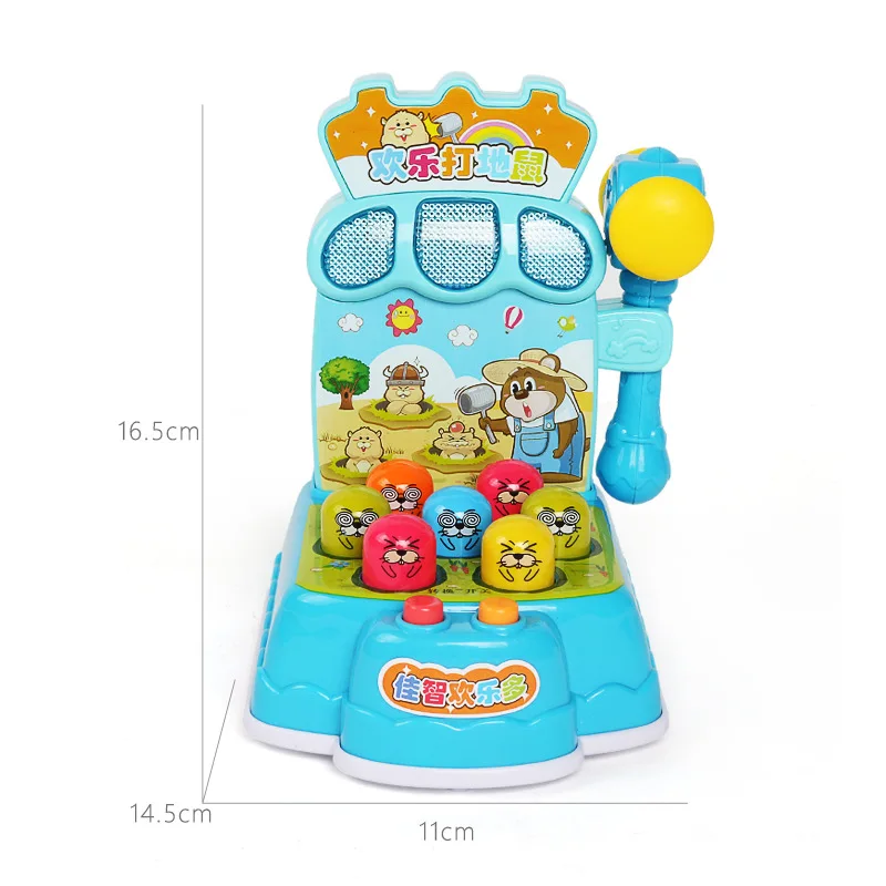 Детские Мультяшные музыкальные светлые игрушки детские для ударов хомяк игры