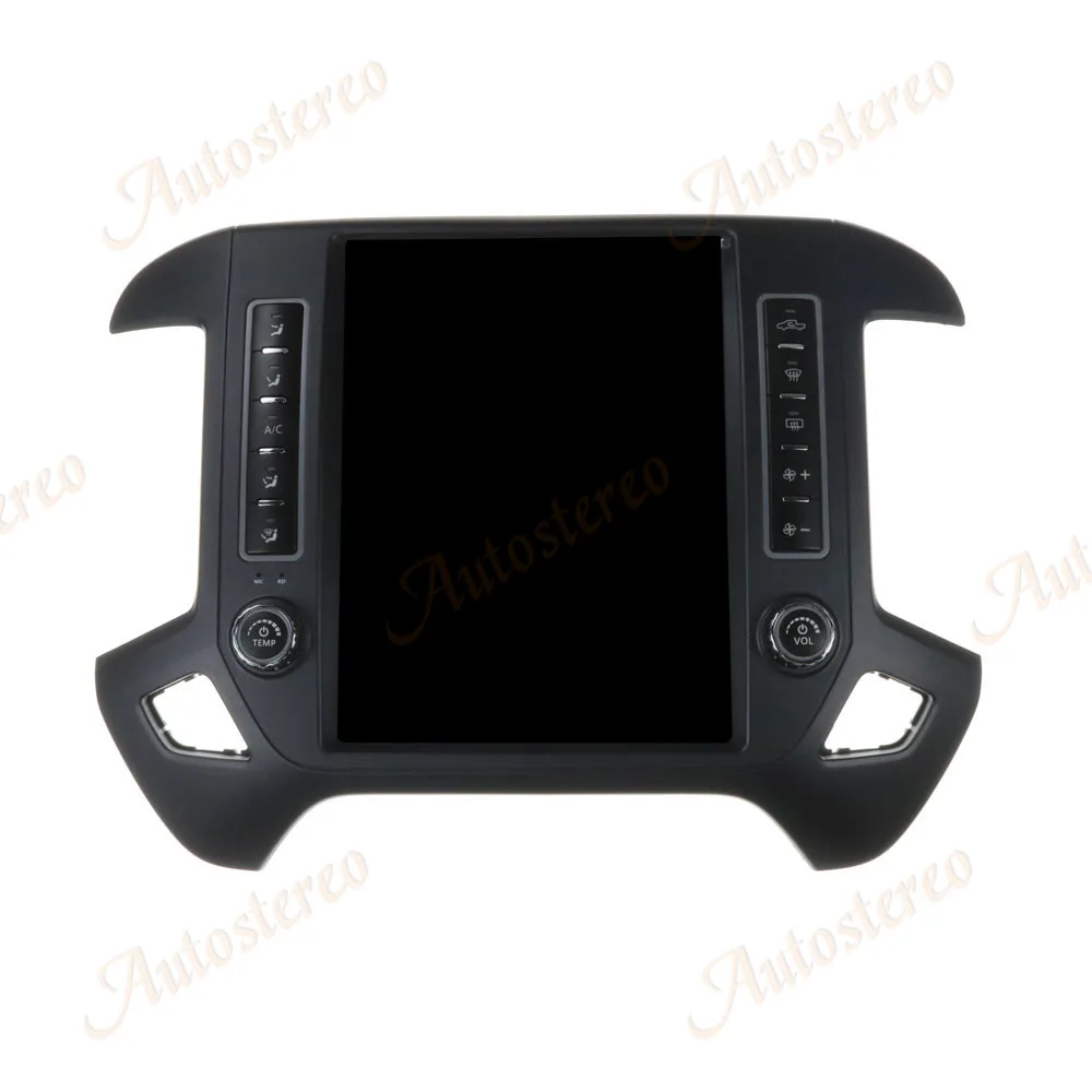 Вертикальный Android9 Автомобильный GPS навигатор для Chevrolet Silverado 1500 1500HD 2500 2500HD 3500 Tesla