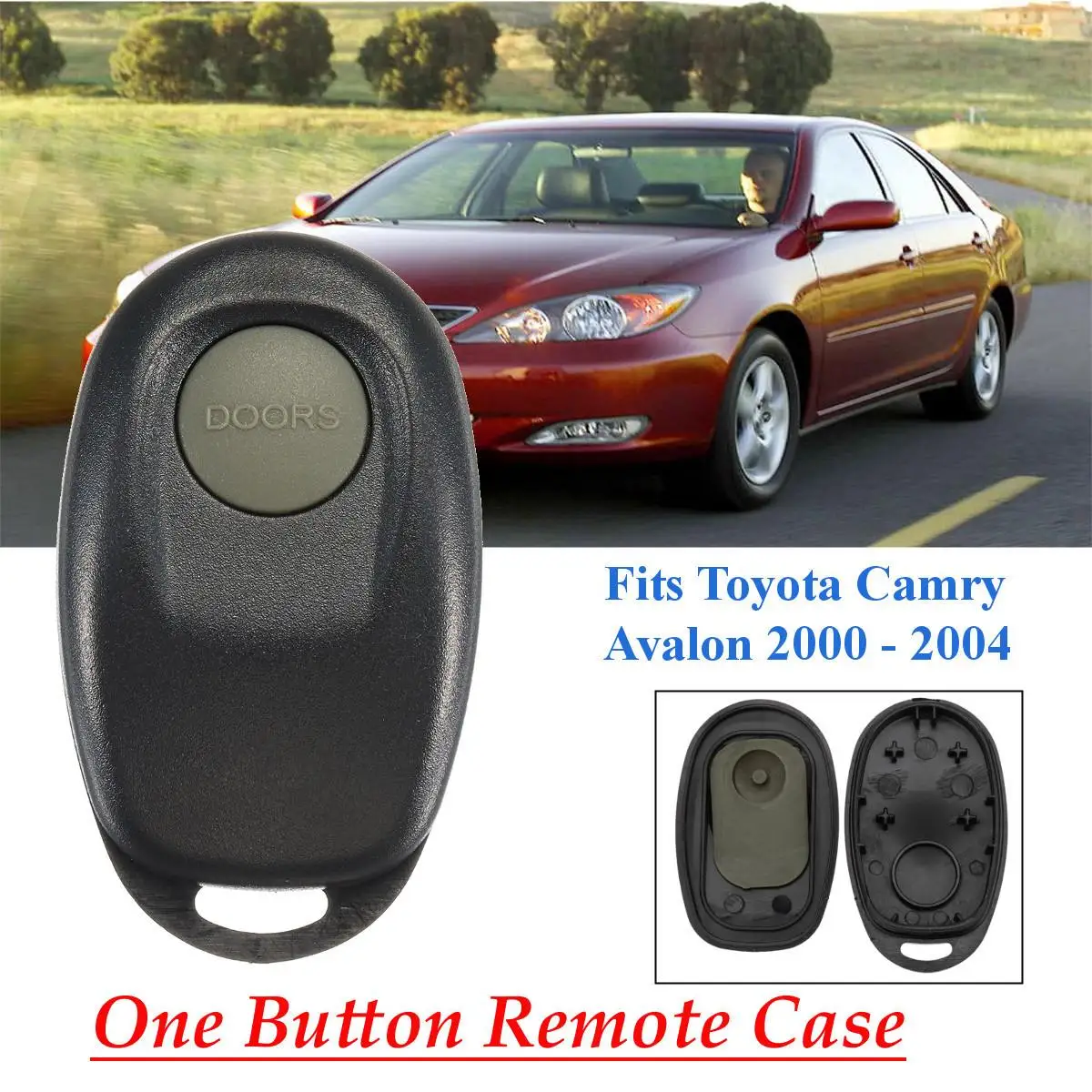 

One Button Car Remote Control Case Shell Replacement For Toyota Camry For Avalon 2000 2001 2002 2003 2004