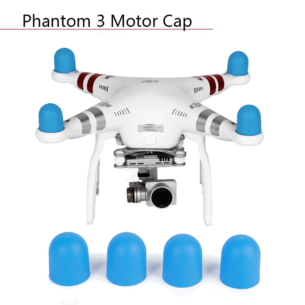 4 шт. Пылезащитная крышка двигателя дрона защитный чехол для DJI Phantom 2 Pro 4A 3A 3P 3S SE