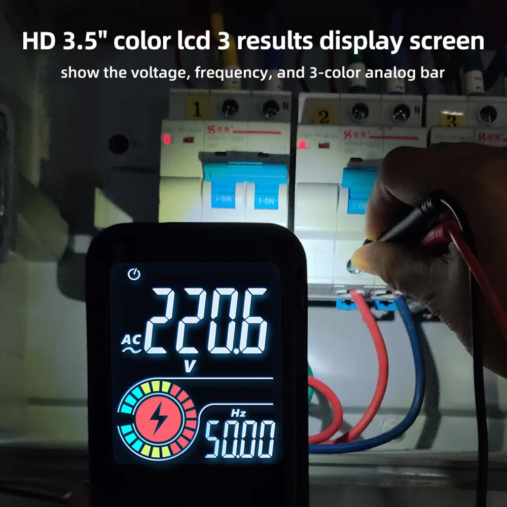

BSIDE S10 Digital Multimeter LCD Display 9999 Digital DC AC Voltage Capacitor Ohm Diode NCV Hz Tester DMM Continuity Tester