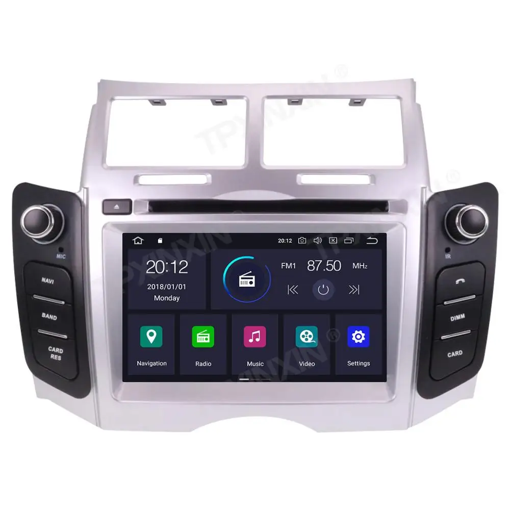 

Carplay 128GB Android 10.0 For Toyota Yaris 2005-2011 Car GPS Navigation Auto Stereo Multimedia Player Radio Recorder Head Unit